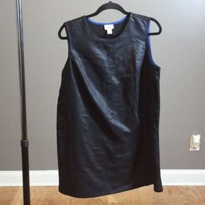 XL Worthington black mixed media sheath dress